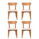 Ver imagem 1 de Kit 4 Cadeiras Madeira Maciça Laminadas Ceci CabeCasa MadeiraOriginals