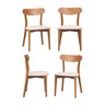 Kit 4 Cadeiras Madeira Maciça Laminadas Ceci CabeCasa MadeiraOriginals - 12