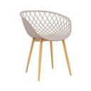 Ver imagem 2 de Kit 4 Cadeiras com Braços Clarice Nude 