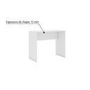 Ver imagem 3 de Mesa Escrivaninha Para Escritório e Computador 90cm Branco