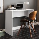 Ver imagem 1 de Mesa Escrivaninha Para Escritório e Computador 90cm Branco