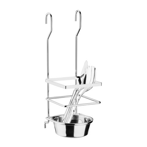 Suporte Para Talheres Aéreo de Pendurar Cozinha Aço Schmitt:Cromado
