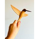 Ver imagem 5 de Beija-flor em Madeira para Parede. Escultura Artesanal. Decoração de Interiores