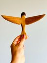 Ver imagem 4 de Beija-flor em Madeira para Parede. Escultura Artesanal. Decoração de Interiores