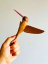 Ver imagem 6 de Beija-flor em Madeira para Parede. Escultura Artesanal. Decoração de Interiores