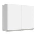 Ver imagem 1 de Armário de Cozinha Aéreo 80 cm 2 Portas Branco Glamy Madesa