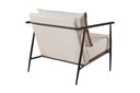 Ver imagem 3 de Poltrona Decorativa Linho Offwhite Aura