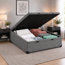 Ver imagem 3 de Cama Box Baú Airtech Casal Colchão de Molas Ensacadas Ortobom 138x188x60cm