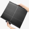 Cortina Parabrisa Protetor Solar UV Carro Onibus Sanfonada Retratil Ajustavel Janela Painel Mundo LG - 5