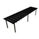 Ver imagem 5 de Cobertura Policarbonato Alveolar 8,00m x 3,00m - Fume 4mm