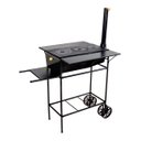 Ver imagem 1 de Fogão a Lenha e Churrasqueira Chapa 03 Furos 90x80x65cm Ouro Minas F036OM