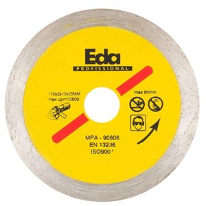 Disco Diamantado Liso 110 Mm (4.1-2") - Eda