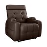 Poltrona Reclinável do Papai Automática com Usb e Porta Copos Cherokee Sintetico Marrom Matrix - 1