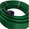 Mangueira de Jardim Em PVC Flexível com Malha Trançada 15 Mts - 1/2x1,5 REISES TRANÇADA Verde - 9