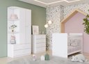 Ver imagem 6 de Guarda Roupa Infantil Labirinto 2 Pts Branco - Henn