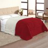 Cobertor Pele Carneiro Cobertor Queen Size Vermelho Dupla Face - 3