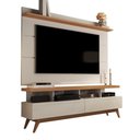 Ver imagem 3 de Conjunto Painel com Rack 1,6 Vivare Wood Off White-Nature - Giga