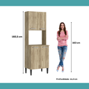 Ver imagem 4 de Torre Quente Carvalho Cozinha Arizona 2783 Carraro