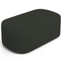 Ver imagem 2 de Cabeceira Cama Box 100cm Lanna com Puff Recamier Doha W01 Linho Verde Musgo - Lyam Decor