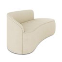 Ver imagem 7 de Sofá 3 Lugares Orgânico 180cm Morgan e Poltrona Lua Suede Bege D03 - D'Rossi