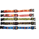 Ver imagem 1 de Kit de Coleiras em Seda P/ Cães - Rebitado - 10 Unidades