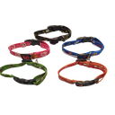Ver imagem 2 de Kit de Coleiras em Seda P/ Cães - Rebitado - 10 Unidades