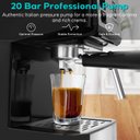 Ver imagem 3 de Casabrews Máquina de Café Expresso 20 Bar com Vaporizador (preto/prata)