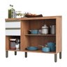 Cozinha Modulada Compacta com 3 Peças 7 Portas 2 Gavetas e Tampo 100% MDF Madri - 10