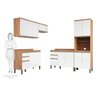 Cozinha Modulada Completa com 5 Peças 14 Portas 4 Gavetas e Tampos 100% MDF Madri - 9