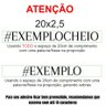 Adesivos Personalizados para Bastão Led Plastico 20x2,5cm - 70 - 3