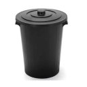 Ver imagem 1 de Cesto de Lixo Lixeira Grande Cozinha Casa 60 Litros Preto