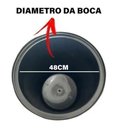 Ver imagem 4 de Cesto de Lixo Lixeira Grande Cozinha Casa 60 Litros Preto