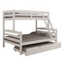 Ver imagem 5 de Treliche Casal Madeira Cama Auxiliar Solteiro Escada:Branco