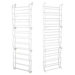 Sapateira Vertical de Parede para 36 Pares - Organize com Estilo Cor:preta - 7