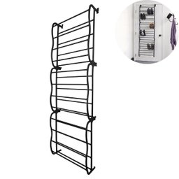 Sapateira Vertical de Parede para 36 Pares - Organize com Estilo Cor:preta - 1