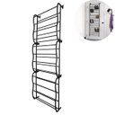 Ver imagem 1 de Sapateira Vertical de Parede para 36 Pares - Organize com Estilo Cor:preta