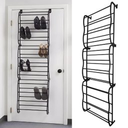 Sapateira Vertical de Parede para 36 Pares - Organize com Estilo Cor:preta - 2