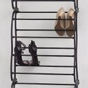 Ver imagem 3 de Sapateira Vertical de Parede para 36 Pares - Organize com Estilo Cor:preta