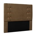 Ver imagem 1 de Cabeceira Cama Box Casal King Cléo Madeira Suede Caramelo Loja Sheep