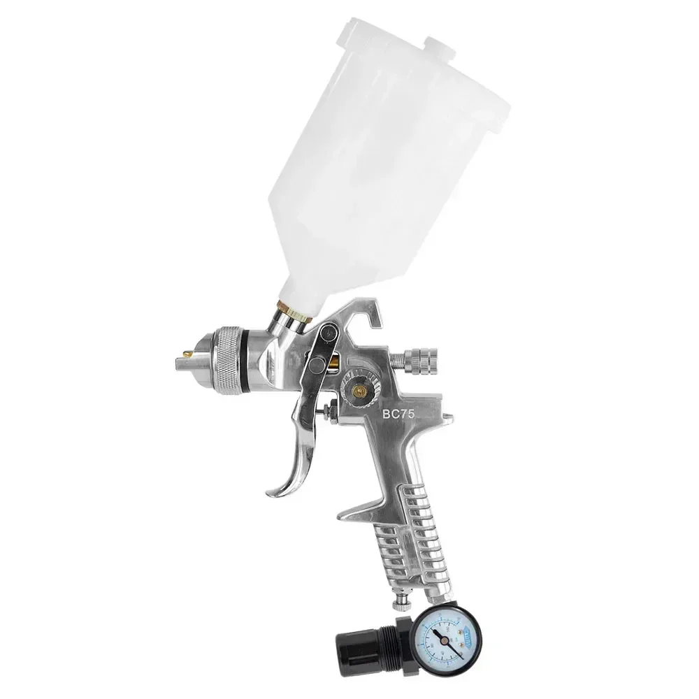 Ver imagem 1 de Pistola Pintura Hvlp 1,7mm 600ml C/ Válvula Controle Pressão