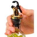 Ver imagem 3 de Porta Temperos Galheteiro Condimentos Dourado Suporte 4pçs