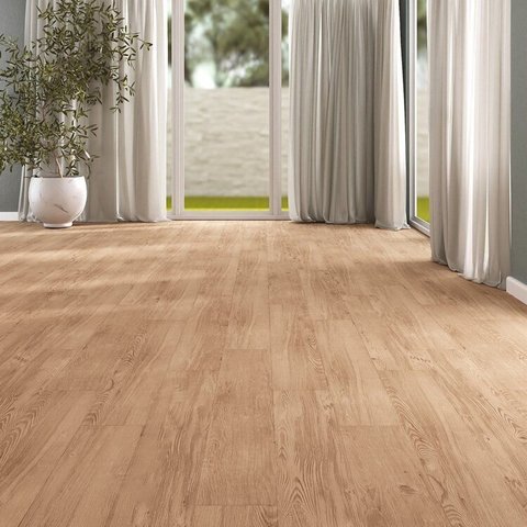 Piso Vinilico Colado Régua Sofisticato 2mm 19m² Ruffino Marrom/Nogueira
