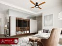 Ver imagem 2 de Ventilador de Teto Vintage Led Preto 220v + Controle Remoto Venti-delta