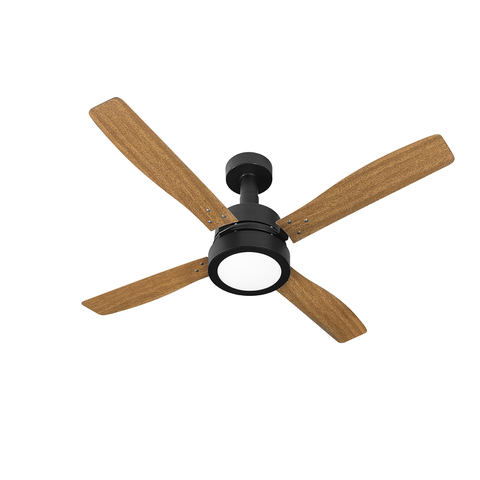 Ventilador de Teto Vintage Led Preto 220v + Controle Remoto Venti-delta