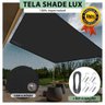 Tela Lona Preta 4x2 Metros Sombreamento Impermeável Shade Lux + Kit - 8