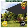 Tela Lona Preta 4x2 Metros Sombreamento Impermeável Shade Lux + Kit - 7