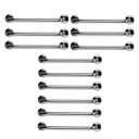 Ver imagem 1 de Barra de Apoio 60cm Aço Inox Kit 12 Unidades Banheiro Box Idoso Gestante Criança Suporte Corrimao Es