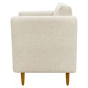 Ver imagem 6 de Kit 2 Poltronas Decorativa Luxo para Sala Consultório Escritório Recepção Aviv Linho Premium