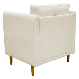Kit 2 Poltronas Decorativa Luxo para Sala Consultório Escritório Recepção Aviv Linho Premium - 7