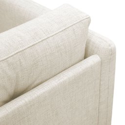 Kit 2 Poltronas Decorativa Luxo para Sala Consultório Escritório Recepção Aviv Linho Premium - 10